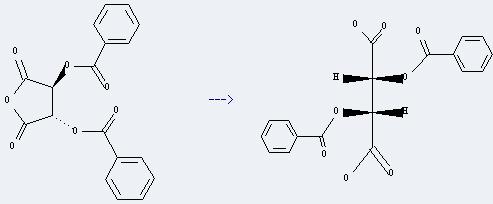 Dibenzoyltartaric acid can be prepared by di-O-benzoyl-DL-threaric acid-anhydride